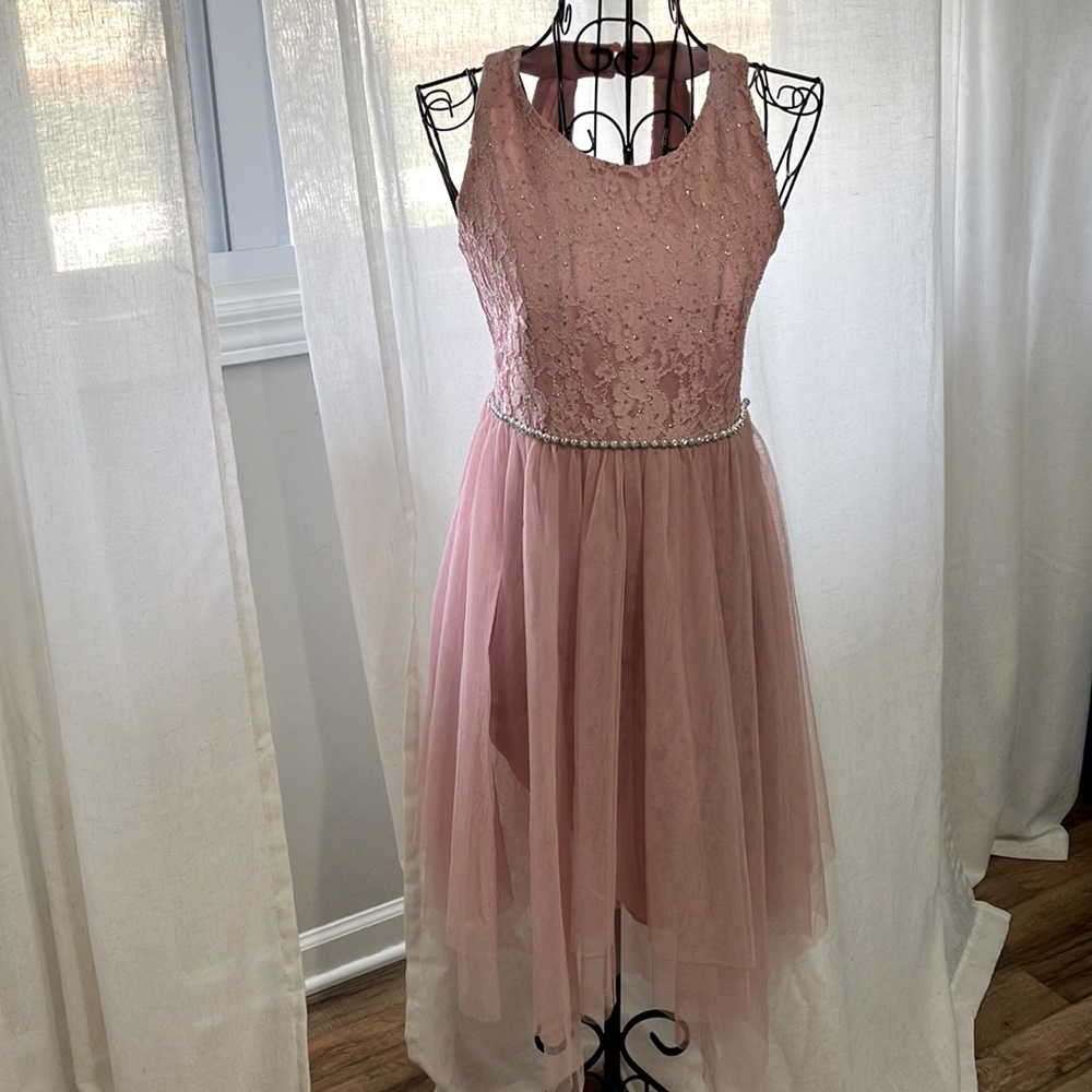 Girls Speechless Lace and Tulle Dress